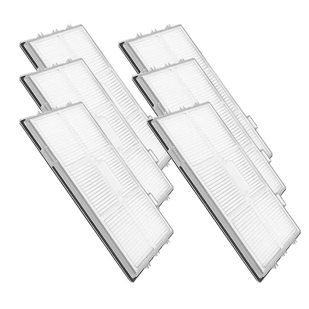 Reemplazo de Filtros de vacío Allinless Paquete de 6 Filtros Para Roborock T7S T7S Plus S7 color blanco