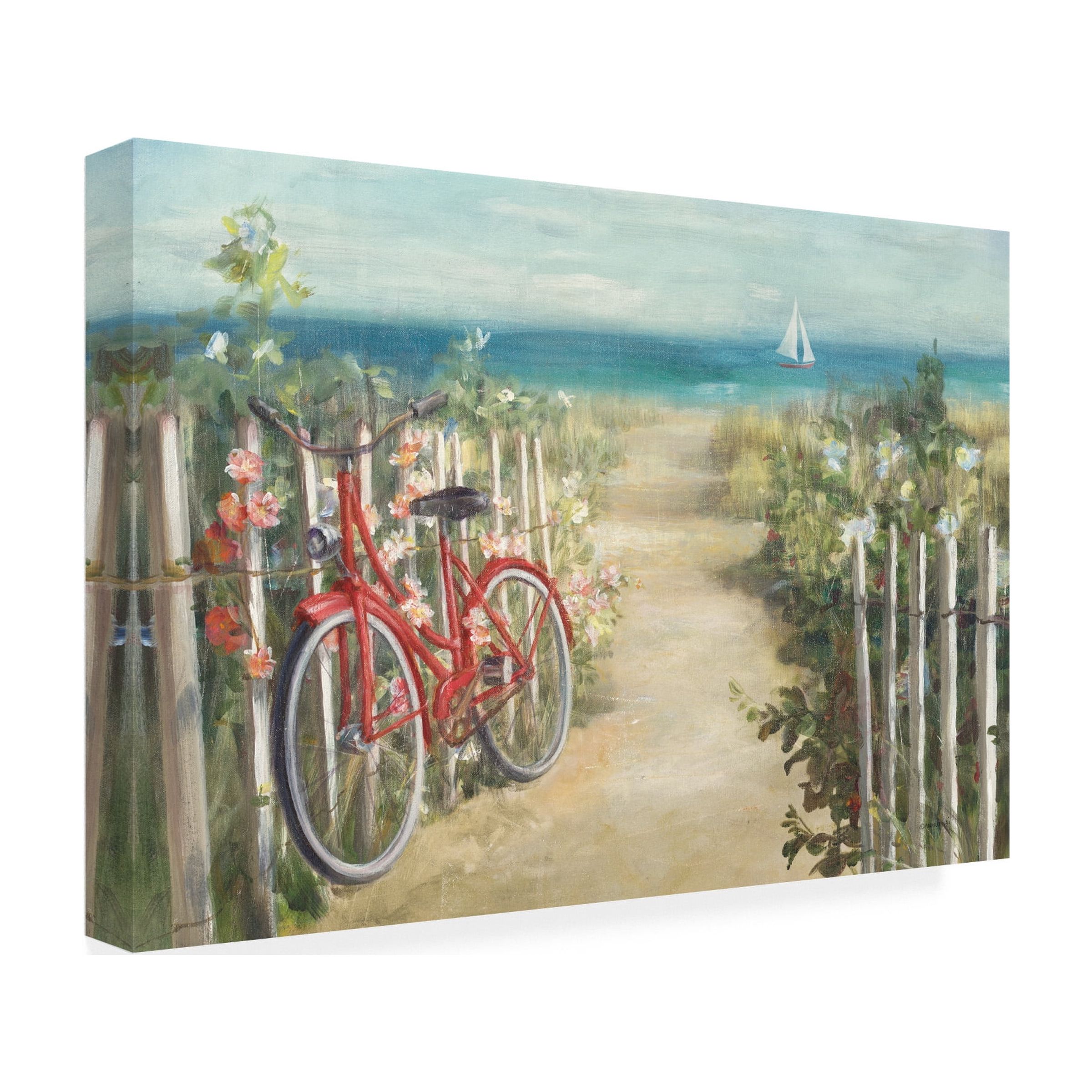 Trademark Fine Art 'Summer Ride Crop' Canvas Art by Danhui Nai