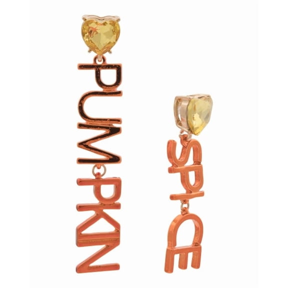 Betsey Johnson Pumpkin Spice Earrings Pumpkin Spice Mismatched Earrings