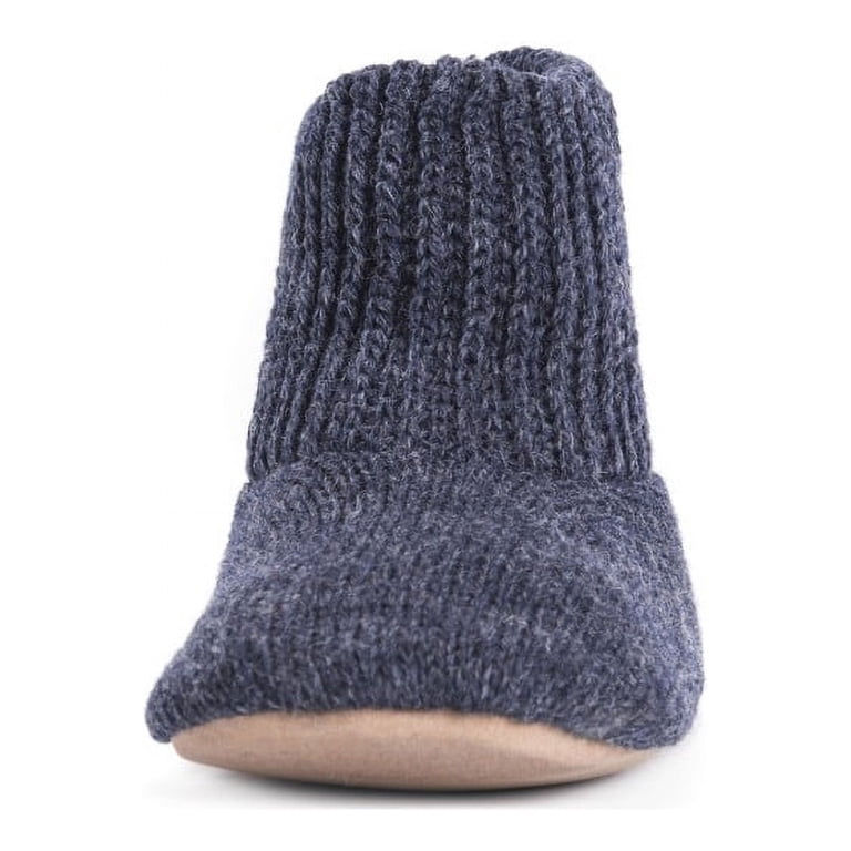 MUK LUKS Men's Morty Ragg Wool Slipper Sock - Walmart.com