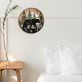 thumbnail image 6 of Kurmntregon Cabin Bear Wall Clock Black Bear Forest Wildlife Mountain Lodge Wooden Accurate Decorative Clocks, Silent Non Ticking For Bathroom Bedroom/Living Room/Kitchen Round 10", 6 of 7