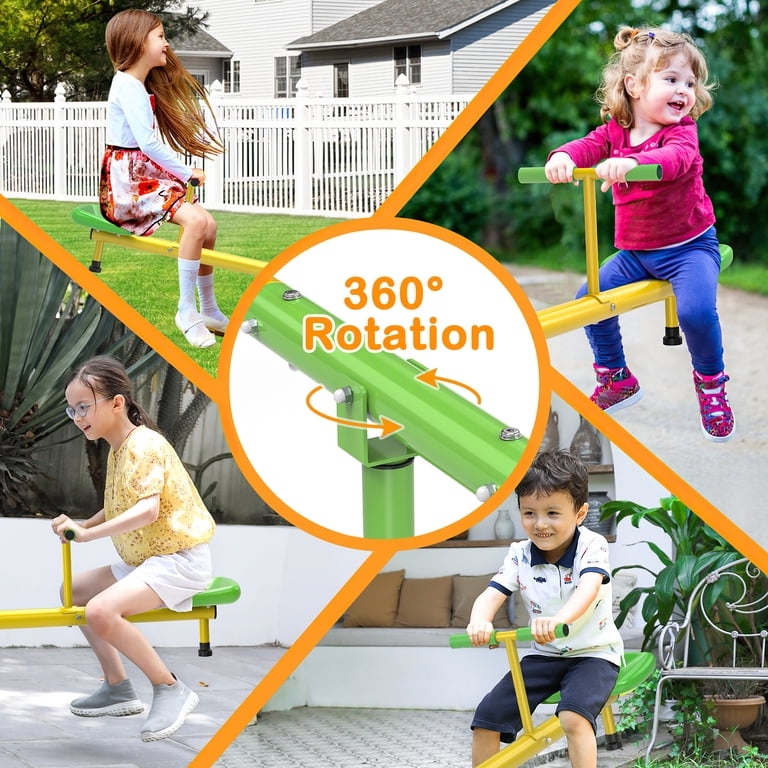 GIKPAL Spinning Teeter Totter, 360 Rotating Seesaw photo 8