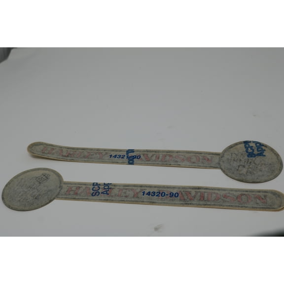 NEW OEM NOS HARLEY FXRT FXR FXRD RIGHT/LEFT GAS TANK DECALS 14321-90 14320-90