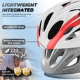thumbnail image 6 of VICTGOAL Bike Helmet for Adults with LED Light & Visor Lightweight MTB Road Bicycle Helmets for Men Women Cycling Ebike Scooter, 6 of 10