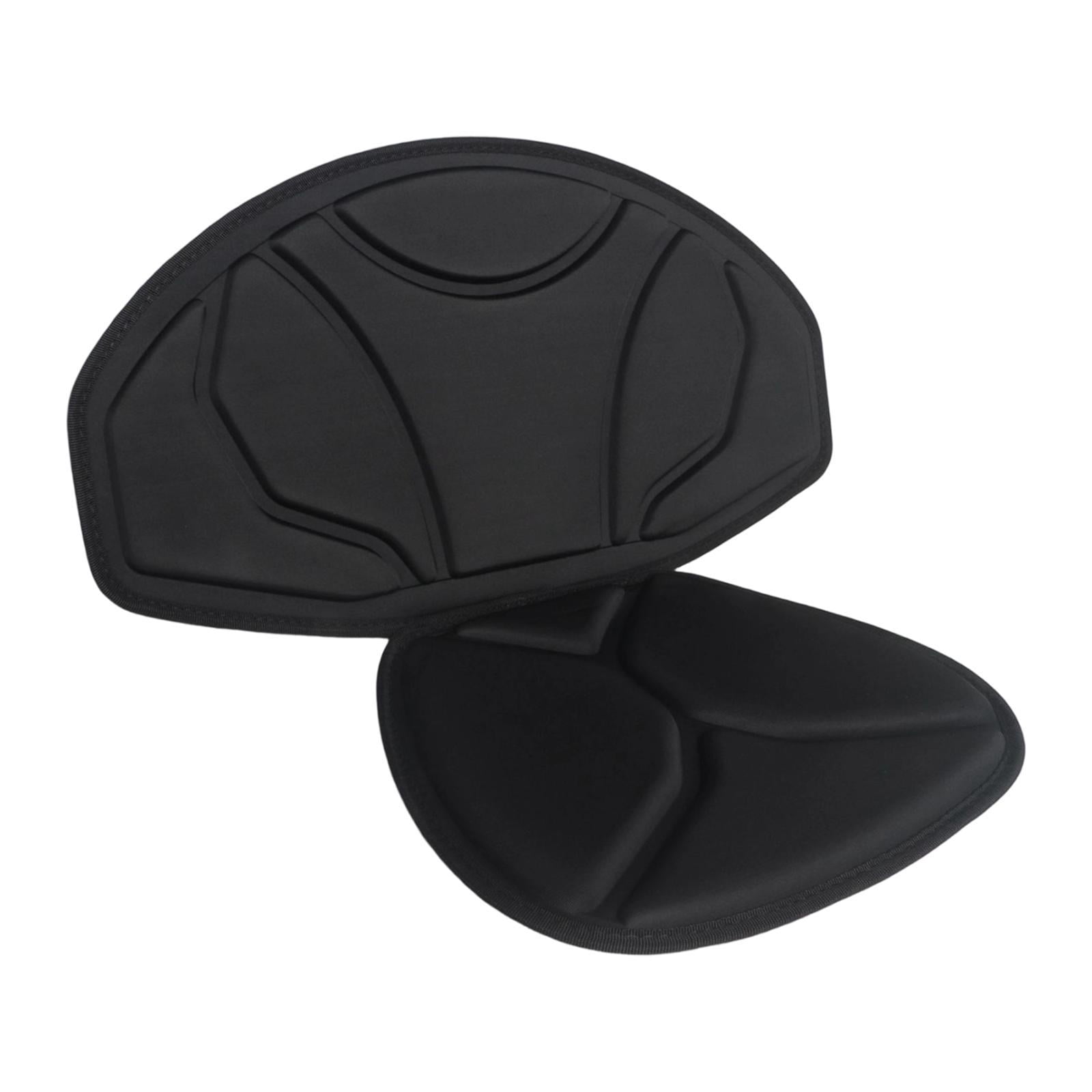 funtasica Kayak Seat Cushion Paddle Board Seat Accessories Padded with Back Support Adjustable for Drifting Water Sports Boat Canoeing Without Bag
