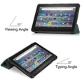 thumbnail image 2 of Case for Kindle Fire 7 Tablet 12th Generation, 2022 Release,Fire 7 Tablet Case for Kids,Premium Protective Light Weight Folio Stand Cover with Auto Wake/Sleep for Amazon fire 7" Tablet, Darkgreen, 2 of 7