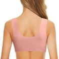 thumbnail image 2 of WZXFASHION Womens No Ring French Womens Front Close Bra T Back Plus Size Unlined Bra For Large Bust Bra N XXXXXL, 2 of 9