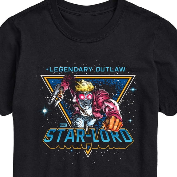 Guardians Of The Galaxy - Star Lord Outlaw - Men's Short Sleeve Graphic T-Shirt
