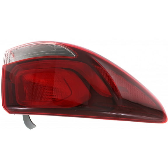For Hyundai Santa Fe 2017 2018 2019 Tail Light Driver Side | Outer | Clear Lens | With Bulb | Replacement For HY2804144 | 92401B8530