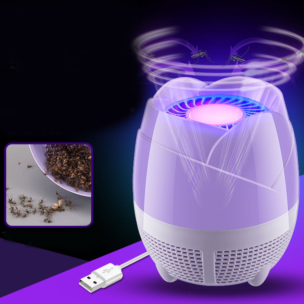 LED Light Inhaler Trap Lamp,USB Power Supply,Suitable for Indoor Residential & Office,Non-Toxic Germofin Bug Zapper Inhaler Includes Incense,Mosquito Trap with Super Quiet Electronic Killing Mosquito