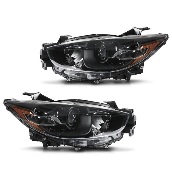 CROSSDESIGN Headlights Headlamp Fit for Mazda CX-5 2013-2016