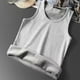 thumbnail image 4 of Camiseta sin mangas con forro polar para hombre, ropa interior cálida, camiseta interior con capa Base térmica, pijamas, camiseta Base transpirable, 4 of 5