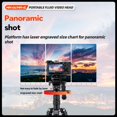 thumbnail image 4 of Fotopro MH-4L Video Head with QR Plate, Vertical Shot for Shorts and Tiktok, Compact Fluid Tripod Head for DSLR Cameras Camcorders, Aluminum, 4 of 6