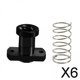 thumbnail image 1 of Paquete de 2-6 tuercas antituercas T8 DIY para tuercas de tornillo de avance Baoblaze, 1 of 8