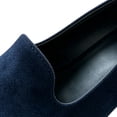 thumbnail image 6 of Gpaecead Women's Pointed Toe Block Heel Pumps Solid Color Faux Suede Slip On Elegant Loafers For Commute Daily Blue, 6 of 8