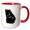 Red/White, variant on 3drose, Yall Means All Written Inside the State of Georgia. Black on White., 11oz Mug