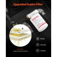 thumbnail image 5 of VEVOR Portable Diesel Tank, 58 Gallon Capacity & 10 GPM Flow Rate, Gas Fuel Tank with 12V Electric Transfer Pump and 13.1ft Rubber Hose, PE Diesel Transfer Tanks for Easy Fuel Transportation, Black, 5 of 10