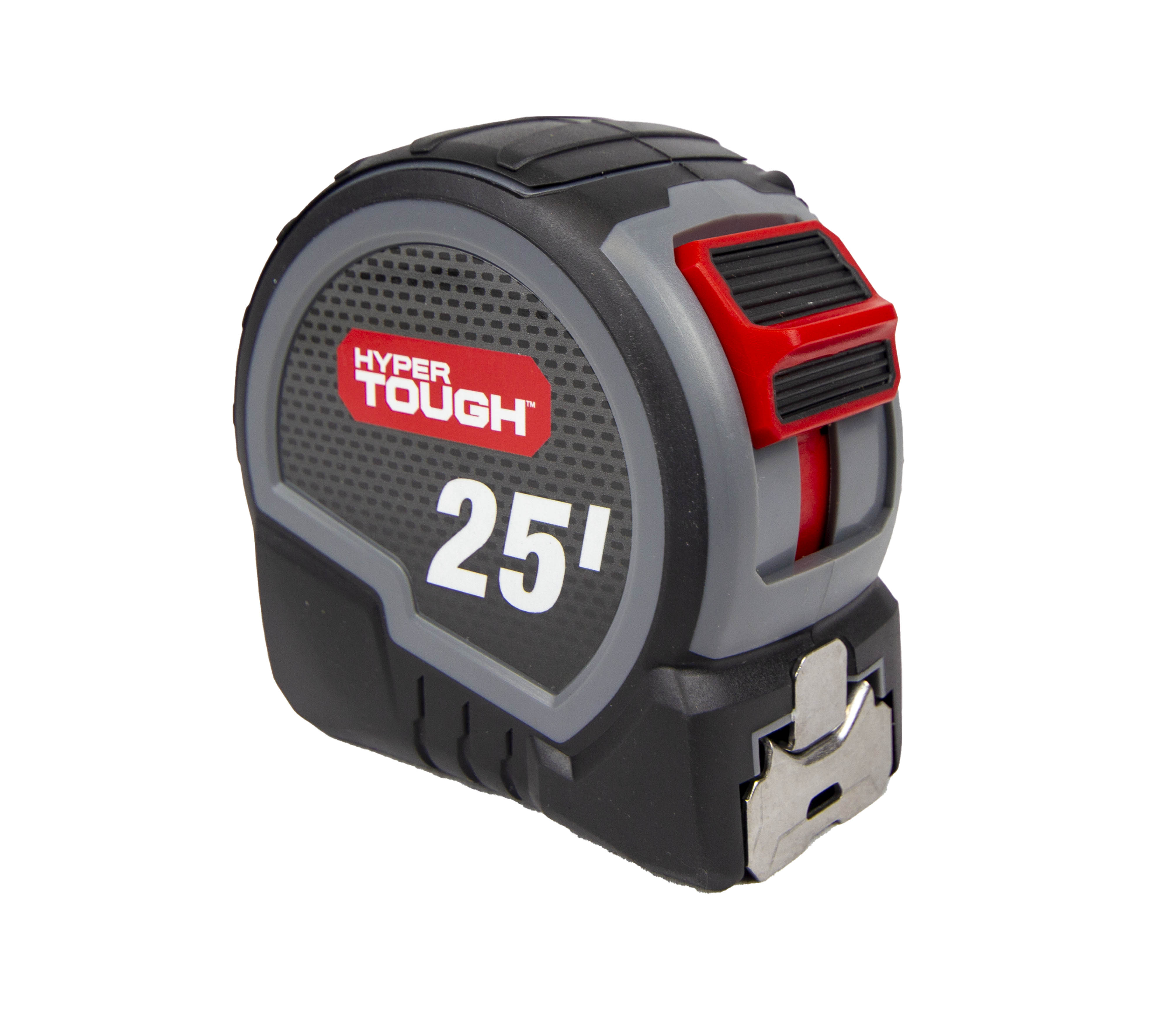 Hyper Tough 25 Ft. Wide Blade Steel Tape Measure