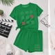 thumbnail image 5 of Vestido de Manga Corta para Niños Día de San Patricio Impreso Cuello Redondo de Dos Piezas con Pantalones Cortos, Cómoda Mezcla de Poliéster Spandex, 5 of 6