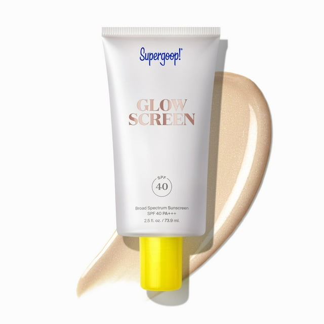 Protector solar Supergoop! Glowscreen SPF 40 75 ml con ácido hialurónico