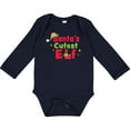 thumbnail image 3 of Inktastic Christmas Santa's Cutest Elf Boys or Girls Long Sleeve Baby Bodysuit, 3 of 5