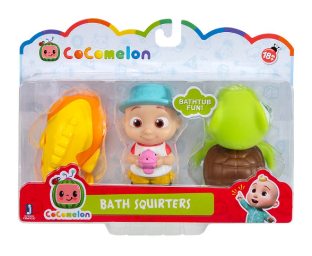 Cocomelon Bath Squirters JJ, Sea Turtle and Fish Figures