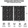 thumbnail image 2 of Blackout Kids Curtains,Black Gray Butterfly Pattern Childrens Insulated Curtains Set Of 2,Bedroom Essentials,Toddler Room Decor 42"x54", 2 of 5