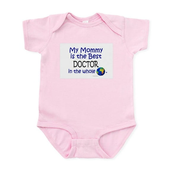 CafePress - Best Doctor In The World (Mommy) Infant Bodysuit - Baby Light Bodysuit, Size Newborn - 24 Months