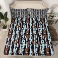 thumbnail image 2 of Castle Fairy Boys Girls Black Blue Camo Twin Sheet Sets,Vintage Aesthetic Bedding, 2 of 7