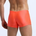 thumbnail image 4 of Elainilye Fashion Mens Swimsuit Breathable Trunks Pants Pockets Swimwear Beach Shorts Slim Beachwear,Orange, 4 of 6