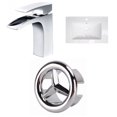 thumbnail image 1 of 24-in. W 1 Hole Ceramic Top Set In White Color AI-24673, 1 of 9