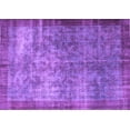 thumbnail image 1 of Ahgly Company Indoor Rectangle Persian Purple Bohemian Area Rugs, 3' x 5', 1 of 4