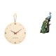 thumbnail image 1 of Reloj de pared,Reloj de pared decorativo para sala de estar,silencioso,Figura de escritorio,Estante de estatua de pavo real para escritorio,decoración del hogar,Figura decorativa creativa para, 1 of 8