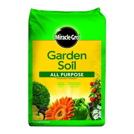 Miracle-Gro Garden Soil All Purpose, 2 cu. ft., For In-Ground Use