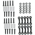 thumbnail image 4 of Greensen Tri Grip Rivets, Pad Eyes, Kayak Small C-shaped Buckle Set, Brand New and High Quality Durable Kayak Replacement Kit Set with Nylon Pad Eyes & Tri-Fold Rivets & Screw Nuts, 4 of 8