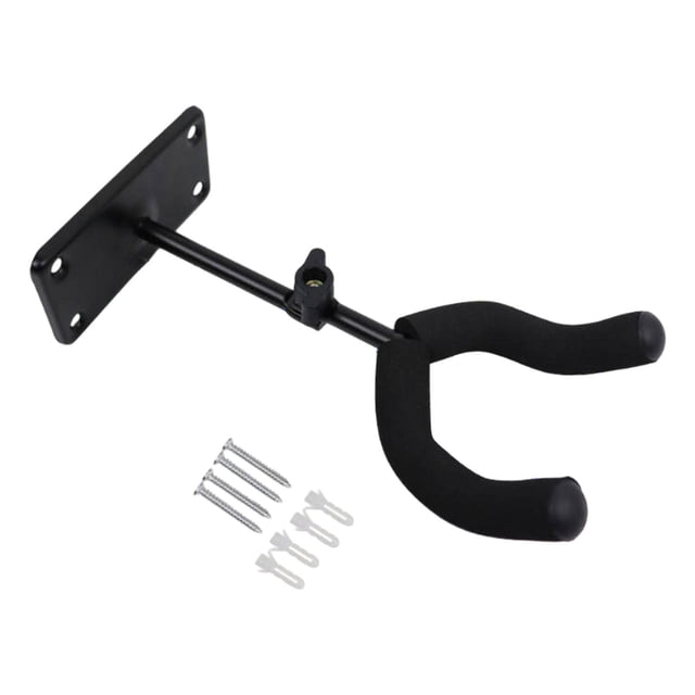 Gancho de pared para guitarra, decoración de instrumentos, soporte de hierro ligero y de rendimiento, colgador de guitarra