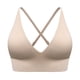 thumbnail image 1 of Sujetador deportivo largo con cuello en V para mujer - Tirantes finos ajustables - Top de yoga y fitness con copas acolchadas - Ropa deportiva de nailon y spandex, 1 of 7
