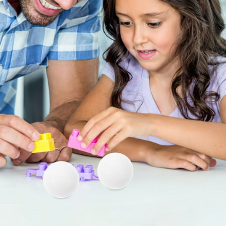 Hytrove 3Pcs Mini Plastic Footballs Tabletop Game Balls for Indoor Entertainment and Family Fun 1.4in