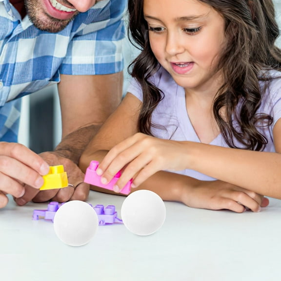 Hytrove 3Pcs Mini Plastic Footballs Tabletop Game Balls for Indoor Entertainment and Family Fun 1.4in