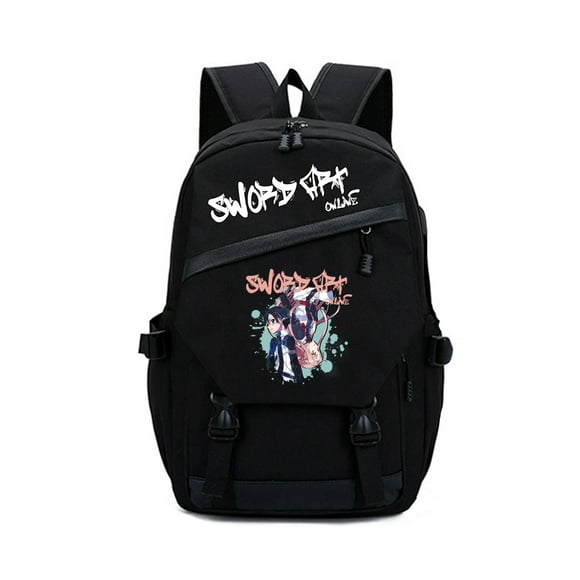 Mochila Sword Art Online Kirito Yuuki Asuna para niños