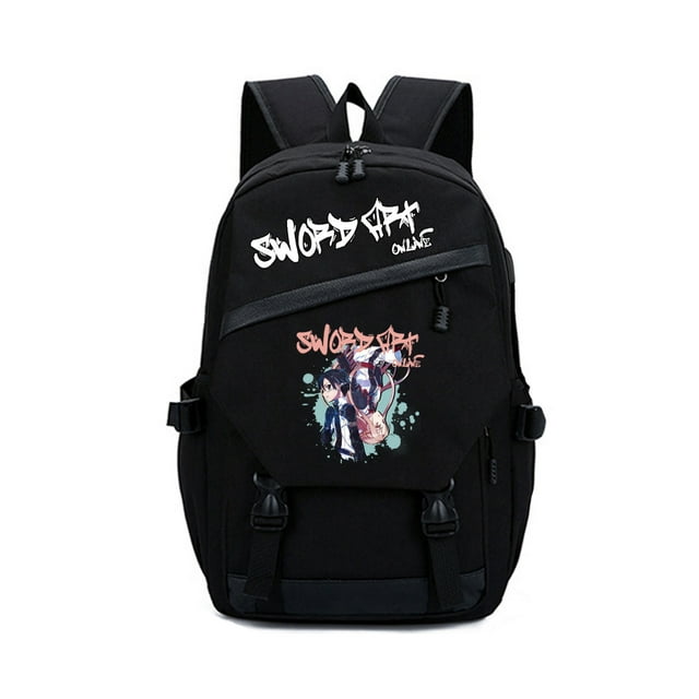 Mochila Sword Art Online Kirito Yuuki Asuna para niños
