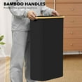 thumbnail image 6 of SpaceAid Slim Laundry Hamper with Lid, 65L Narrow Tall Clothes Basket Bin, Black, 6 of 6