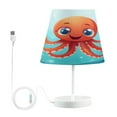 thumbnail image 2 of Cartoon Cute Octopus in Sea Desk Lamp LED Table Nightstand Lamps with 3 Color Temperatures for Home Bedroom Living Room Decor 8x12, 2 of 8