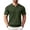 Y7-Camouflage Green, variant on Golf Polos for Men Collar Short Sleeve Shirts 1/4 Zip Up Classic Casual Lightweight Polo Tee Solid Color Golf T Shirt,Beige L