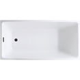 thumbnail image 3 of Vanity Art 55" x 29" Acrylic Freestanding Soaking Bathtub, 3 of 7
