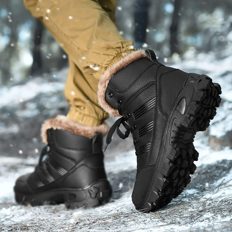 Men's snow cheap boots walmart