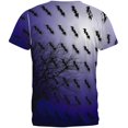 thumbnail image 2 of Halloween Bats in the Full Moon Light All Over Mens T Shirt, 2 of 2