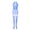 Blue, variant on Underwire Womens Halter Fishnet Bodystocking Bodysuit Mesh Chemise Nightwear Lace Sleepwear Deep V Cute Lingerie
