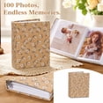 thumbnail image 2 of Small Photo Album 4x6, 100 Pocket per Album, Vertical Mini Portable & Flexible, Picture Photo Book for Family Wedding Anniversary, Gift, 2 of 5
