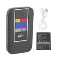 thumbnail image 1 of 4G LTE 500Mbps Mobile Wi-Fi Hotspot, Support 10 Users, 4G Router with SIM Card Slot, Color Screen, Wireless Network Router, 1 of 4